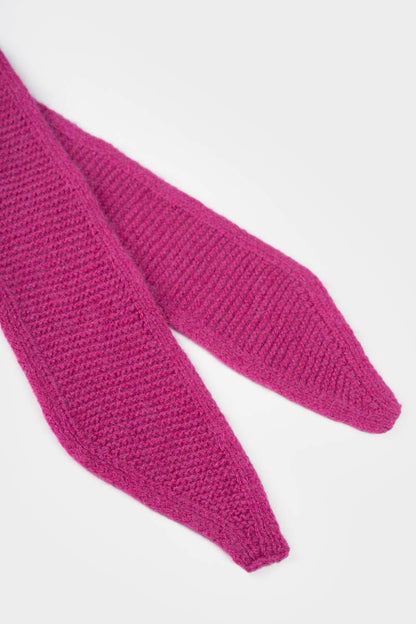 Rifo - Dina Cashmere Skinny Scarf Pink Geranio