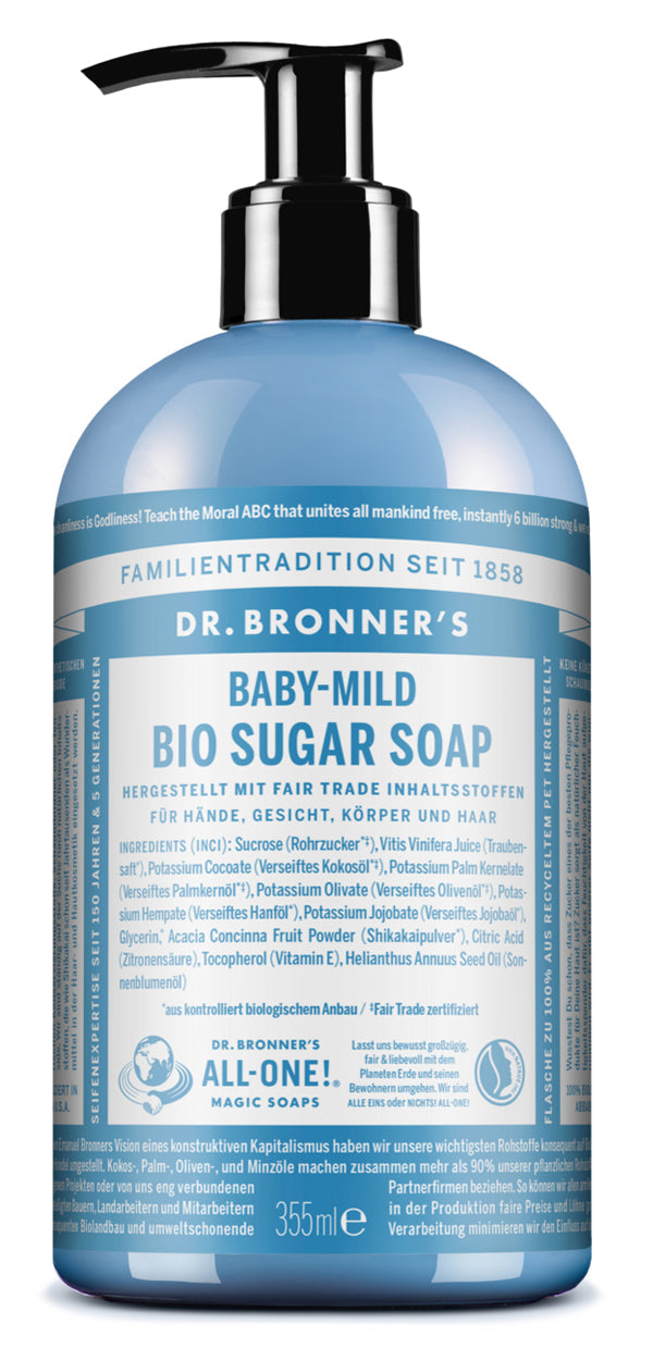 Dr. Bronner´s - Bio Sugar Soap Baby-Mild 355 ml