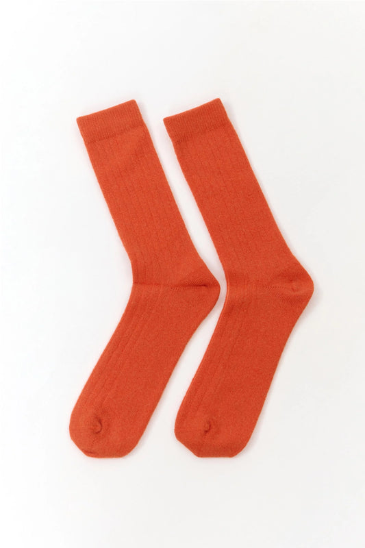 Suite 13 - LISOS WOOL SOCKS ORANGE - WERTE FREUNDE