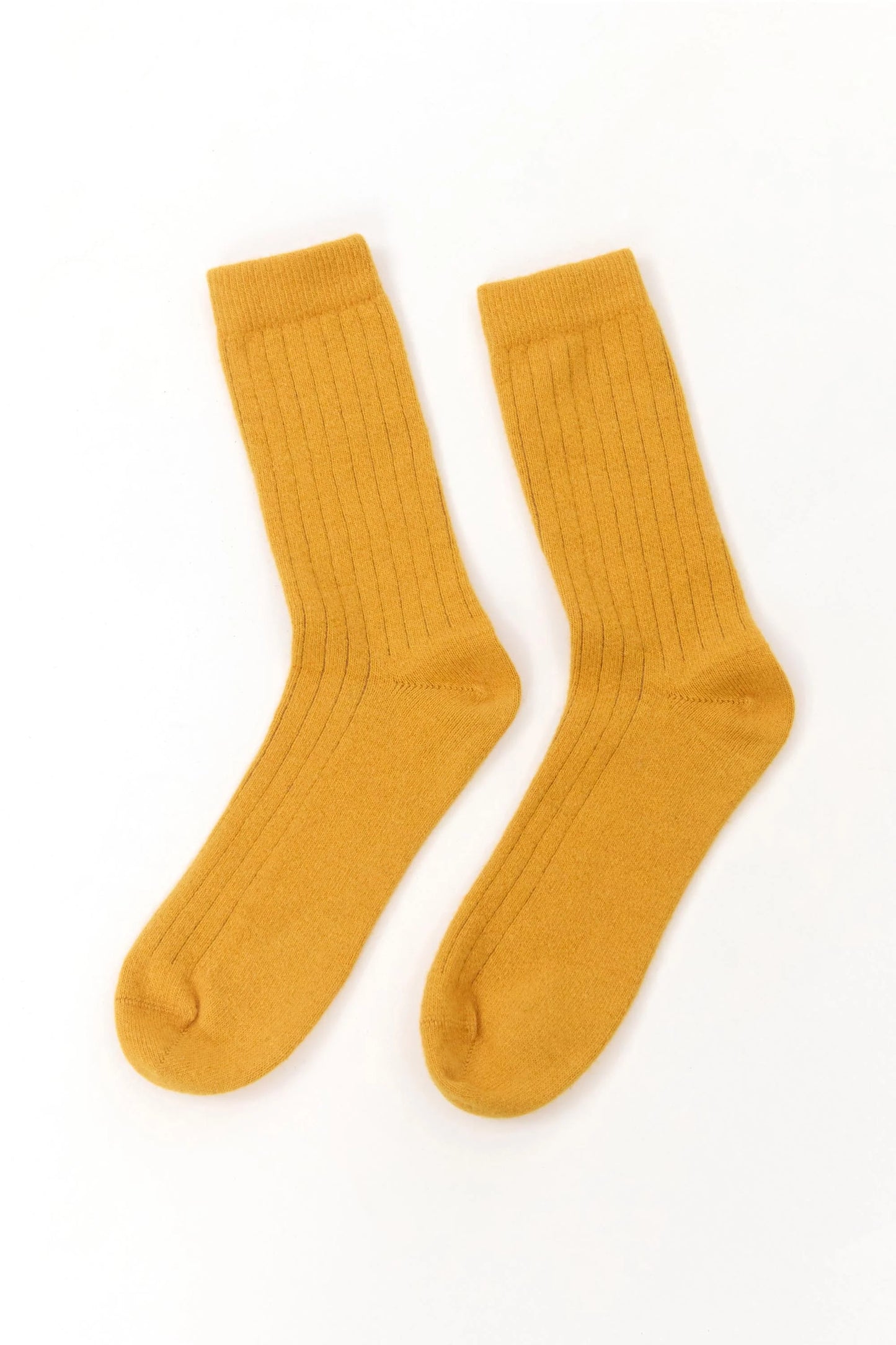Suite 13 - LISOS WOOL SOCKS MUSTARD - WERTE FREUNDE
