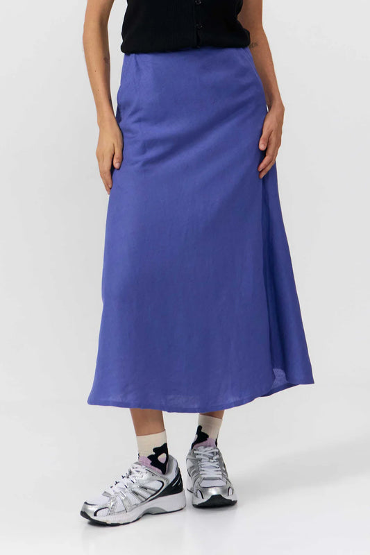 Suite 13 - BELEN SKIRT MID BLUE - WERTE FREUNDE