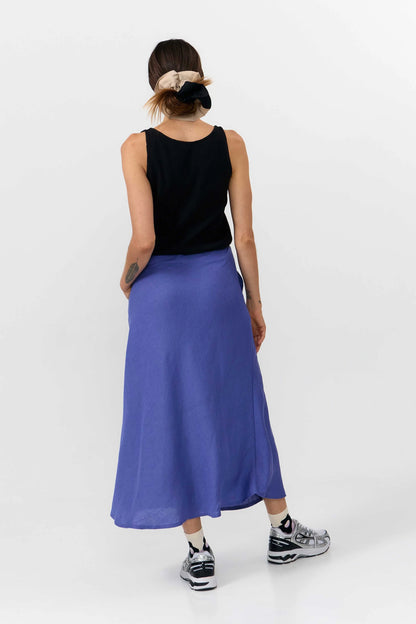 Suite 13 - BELEN SKIRT MID BLUE - WERTE FREUNDE