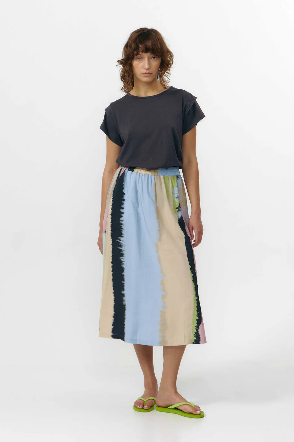 Suite 13 - ADAJA SKIRT PRINT ONES MIX - WERTE FREUNDE