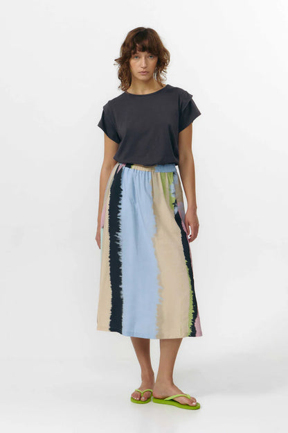 Suite 13 - ADAJA SKIRT PRINT ONES MIX - WERTE FREUNDE