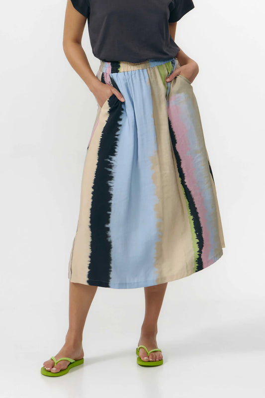 Suite 13 - ADAJA SKIRT PRINT ONES MIX - WERTE FREUNDE