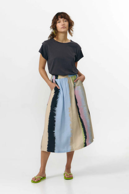 Suite 13 - ADAJA SKIRT PRINT ONES MIX - WERTE FREUNDE