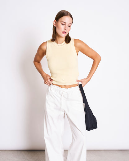 JAN N JUNE - GARDA Knit Top buttermilk - WERTE FREUNDE
