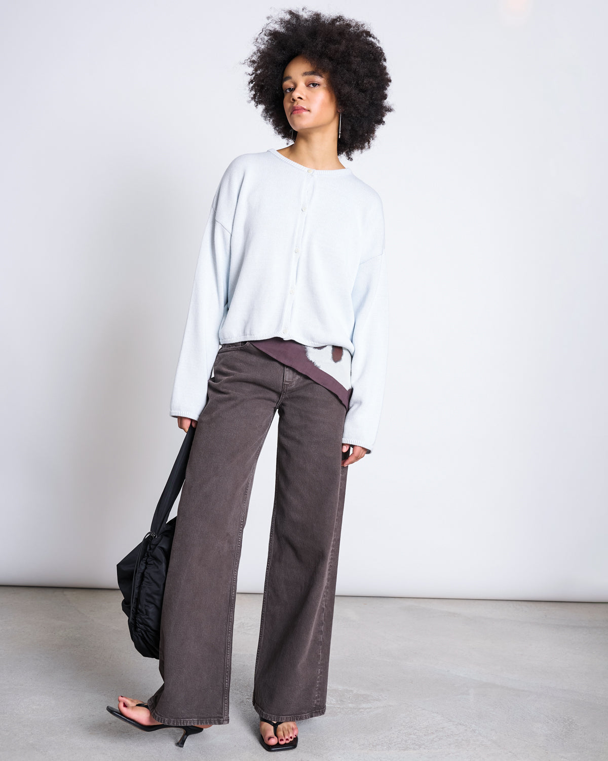 JAN N JUNE - TACNA WIDE LEG LOWRISE JEANS mud