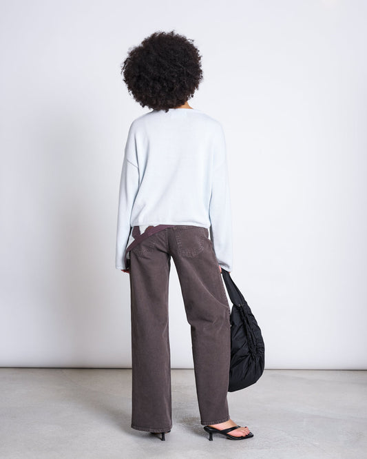 JAN N JUNE - TACNA WIDE LEG LOWRISE JEANS mud