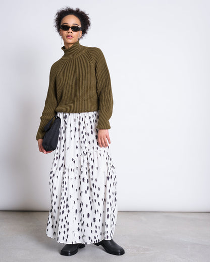 JAN N JUNE - OLA JUMPER woody olive
