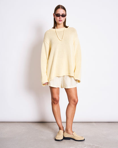 JAN N JUNE - SONA Jumper buttermilk - WERTE FREUNDE