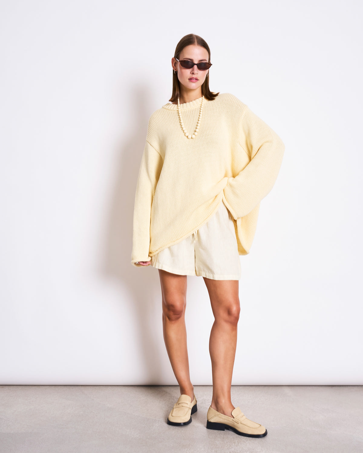 JAN N JUNE - SONA Jumper buttermilk - WERTE FREUNDE