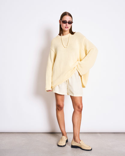 JAN N JUNE - SONA Jumper buttermilk - WERTE FREUNDE