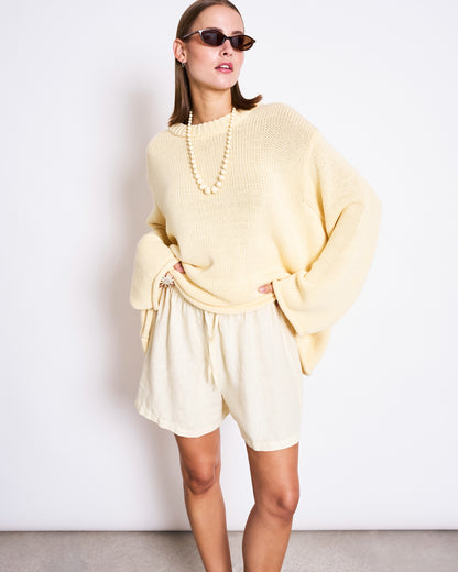 JAN N JUNE - SONA Jumper buttermilk - WERTE FREUNDE