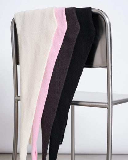 JAN N JUNE - AMBAR MINI WOOL SCARF zartbitter
