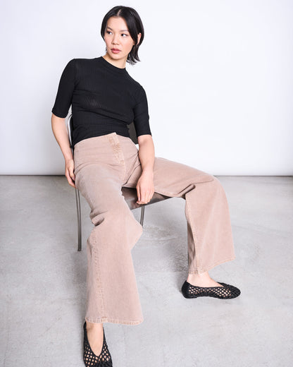 JAN N JUNE - NINA TENCEL™ LYOCELL RIB T-Shirt black