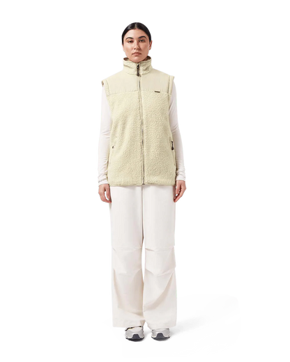 MAIUM - Teddy Zip-Off  Cardigan Off White - WERTE FREUNDE