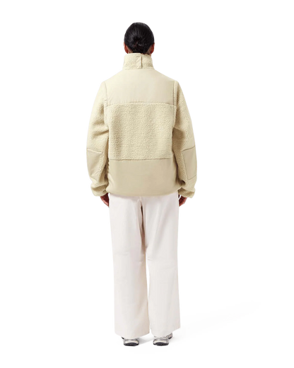 MAIUM - Teddy Zip-Off  Cardigan Off White - WERTE FREUNDE