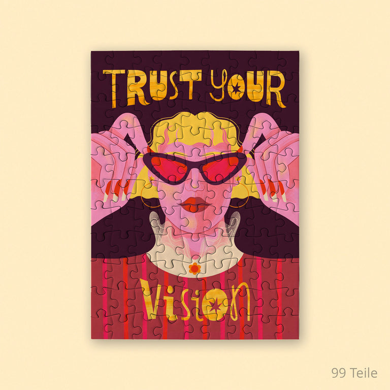 Willa Wunst - Trust Your Vision Mini Puzzle 99 Teile