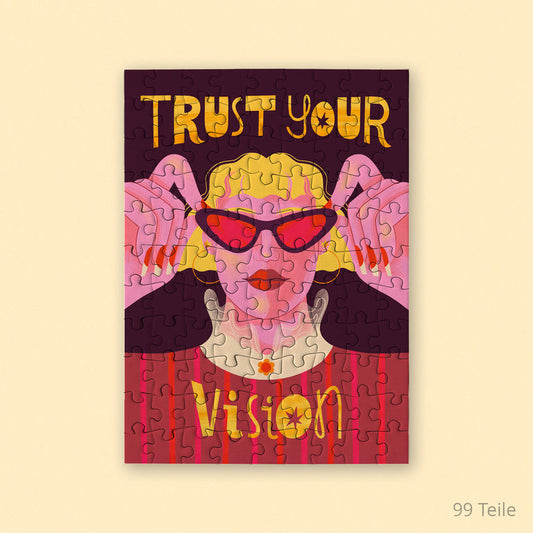 Willa Wunst - Trust Your Vision Mini Puzzle 99 Teile