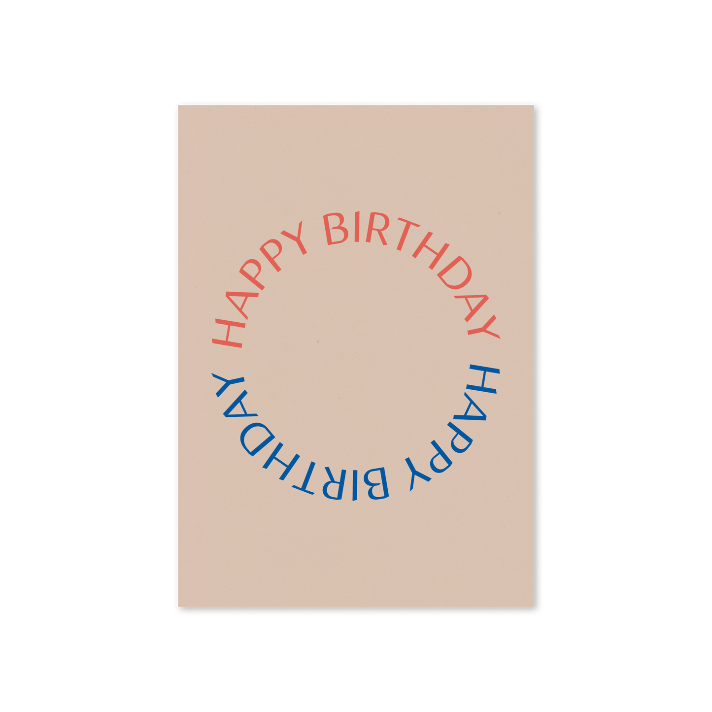 WERTE FREUNDE Papier - Grußkarte Happy Birthday A6 hoch