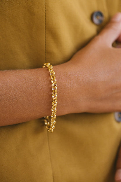 WILDTHINGS - Rolo bracelet gold plated