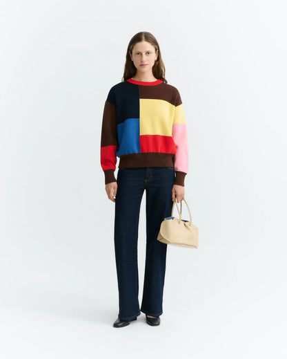 Thinking MU - PETRA KNITTED SWEATER MULTICOLOR