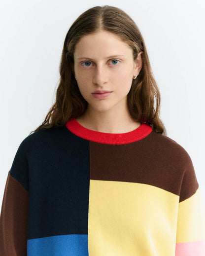 Thinking MU - PETRA KNITTED SWEATER MULTICOLOR