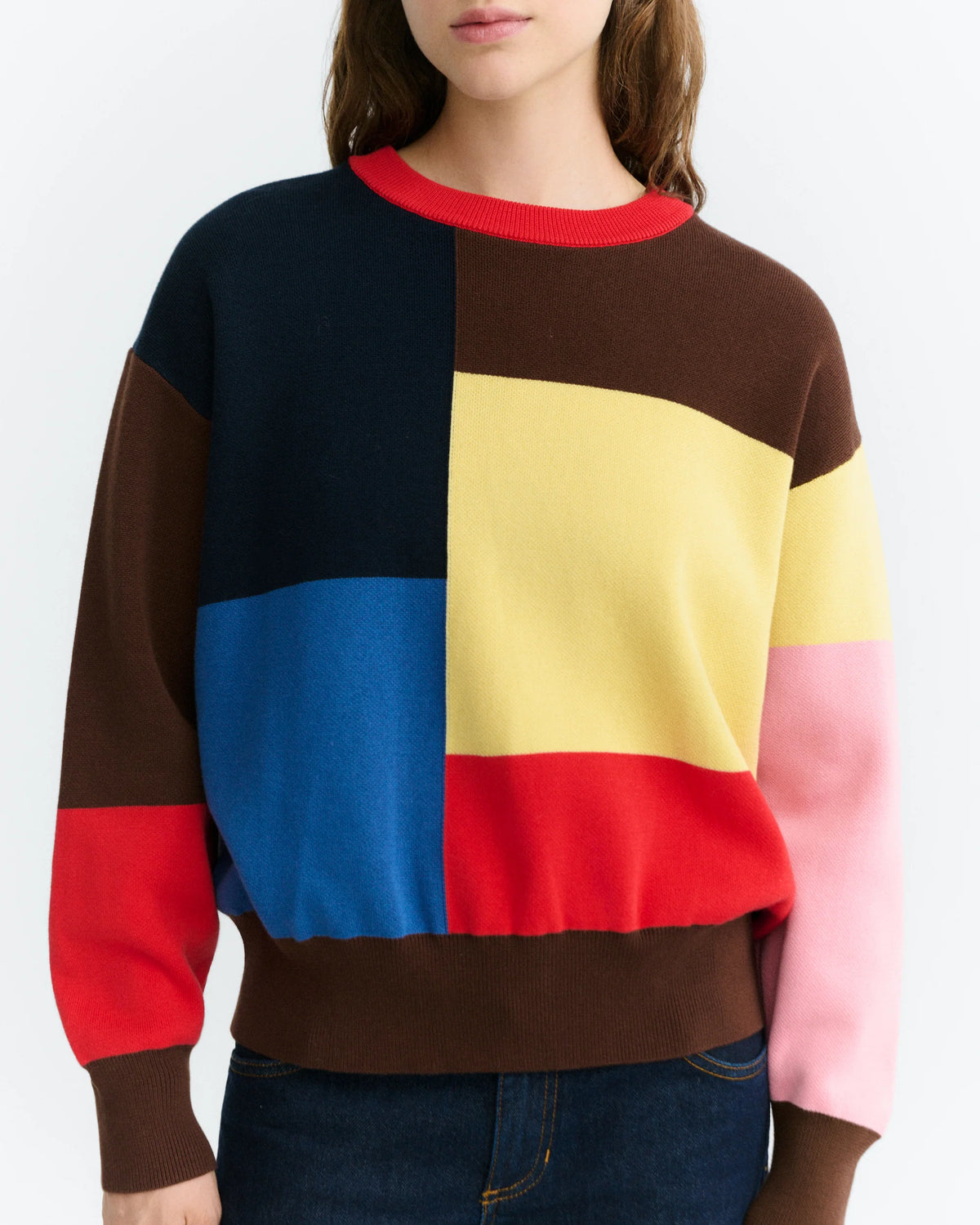 Thinking MU - PETRA KNITTED SWEATER MULTICOLOR