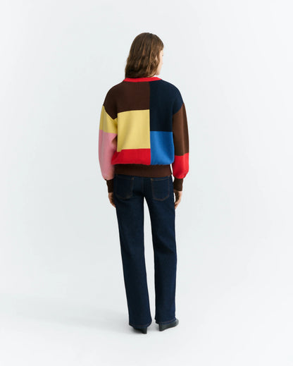 Thinking MU - PETRA KNITTED SWEATER MULTICOLOR