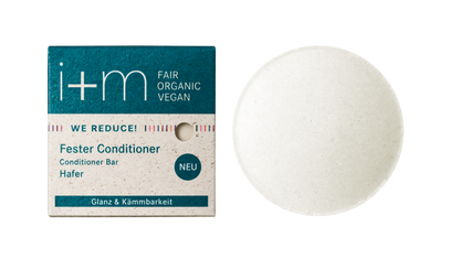 i+m - WE REDUCE! Fester Conditioner Hafer einzeln 50g - WERTE FREUNDE
