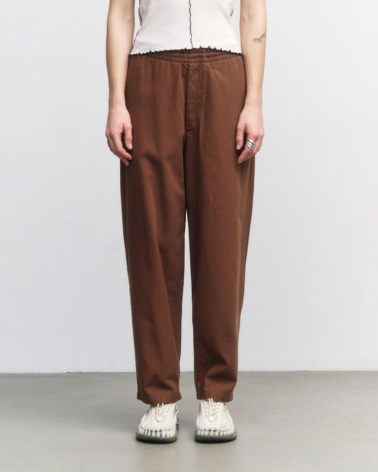 ROTHOLZ - Wide Pant Organic Cotton Hazel Brown - WERTE FREUNDE