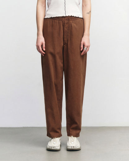 ROTHOLZ - Wide Pant Organic Cotton Hazel Brown - WERTE FREUNDE