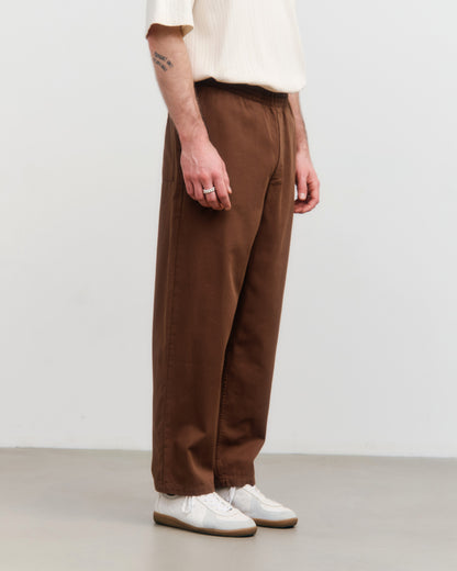 ROTHOLZ - Wide Pant Organic Cotton Hazel Brown - WERTE FREUNDE