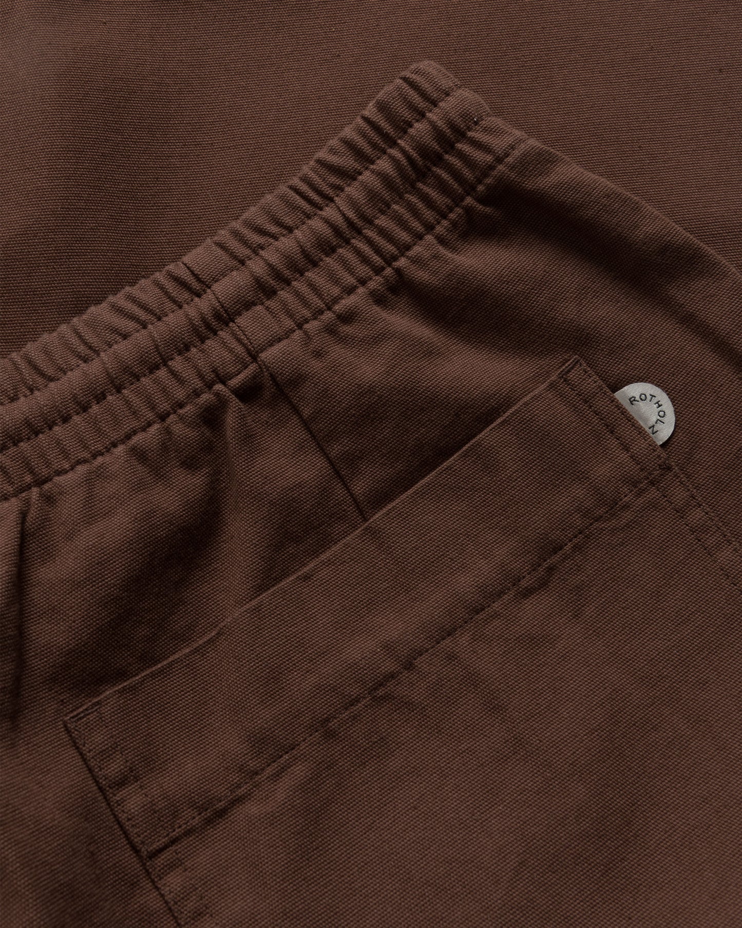 ROTHOLZ - Wide Pant Organic Cotton Hazel Brown - WERTE FREUNDE