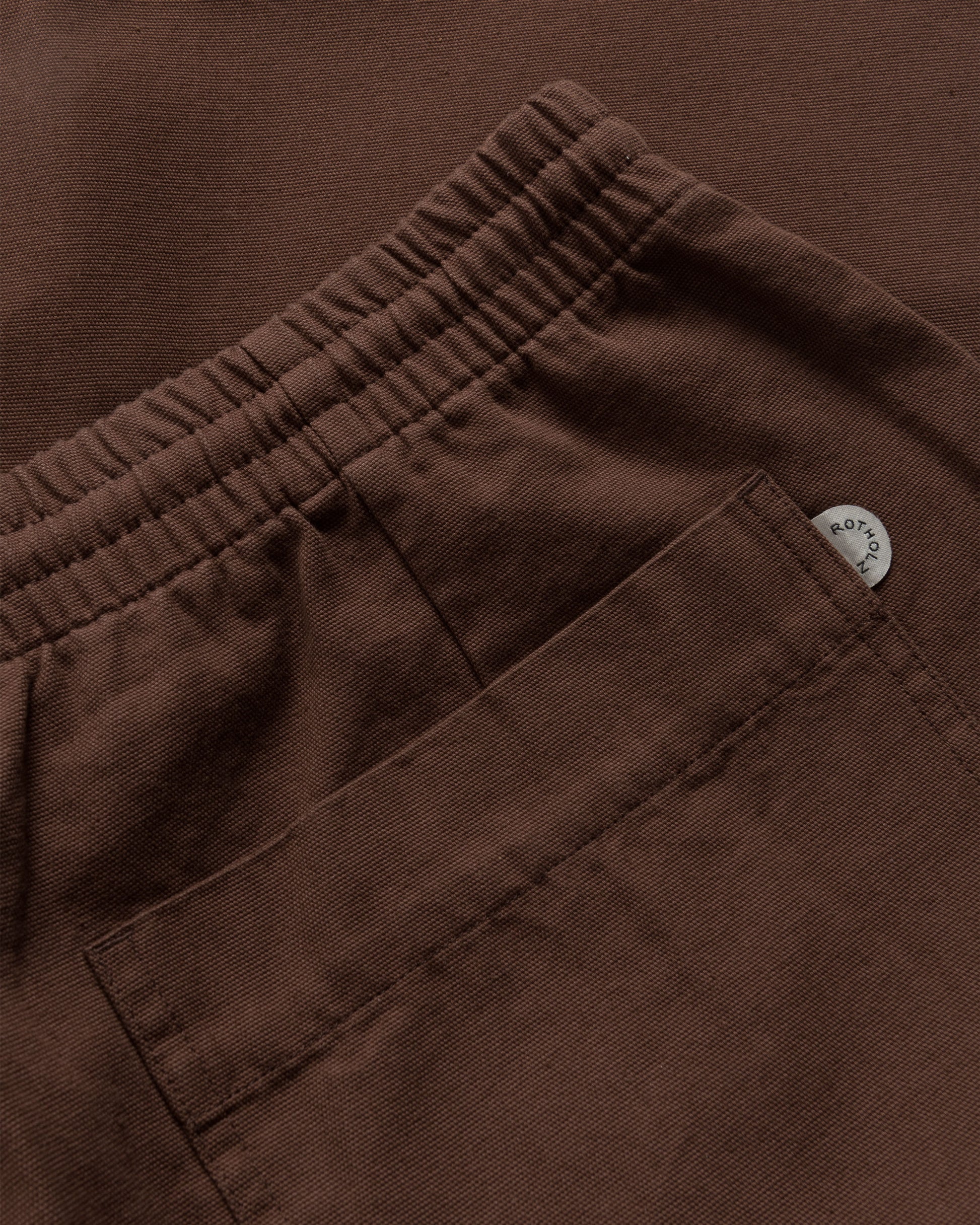 ROTHOLZ - Wide Pant Organic Cotton Hazel Brown - WERTE FREUNDE