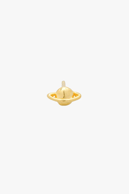 WILDTHINGS - Mini Saturn Stud Gold Plated 1 St.