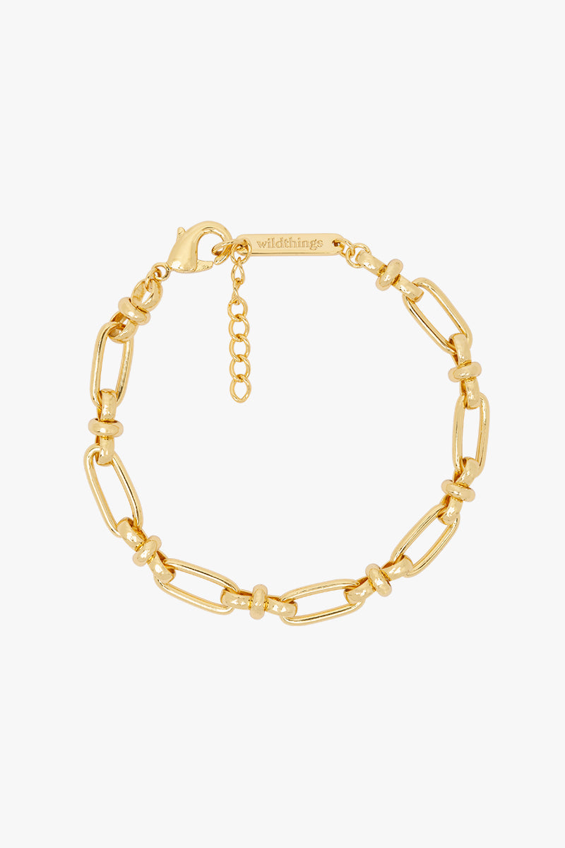 WILDTHINGS - Signature chain bracelet gold plated