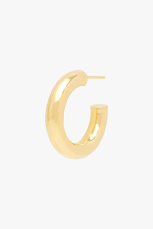 WILDTHINGS - Statement chunky hoop gold plated (25mm) 1 Stk.