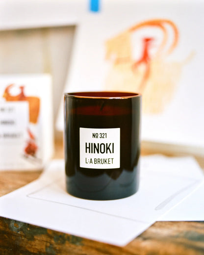 LA BRUKET - CANDLE HINOKI + CHRISMAS SLEEVE 2026 260g