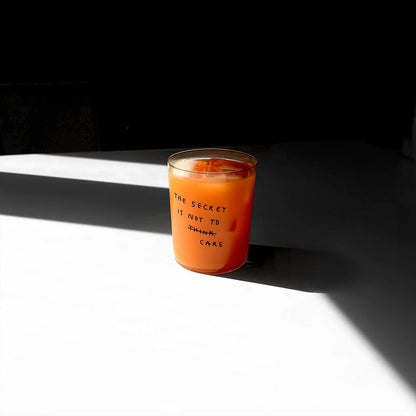 YAHYA STUDIO - Glass Large- The secret is not to care