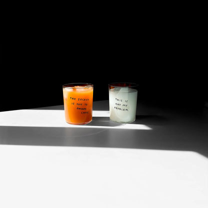 YAHYA STUDIO - Glass Large- The secret is not to care