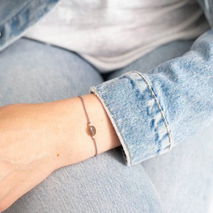 a beautiful story - Gemstone Card Labradorite Silver Armband - WERTE FREUNDE