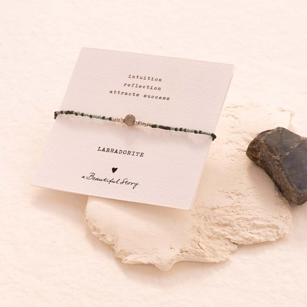 a beautiful story - Iris Card Labradorite Bracelet SC - WERTE FREUNDE