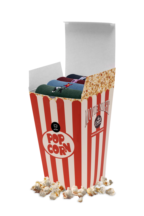A-dam - Casual Socks 4P Movie Night - WERTE FREUNDE