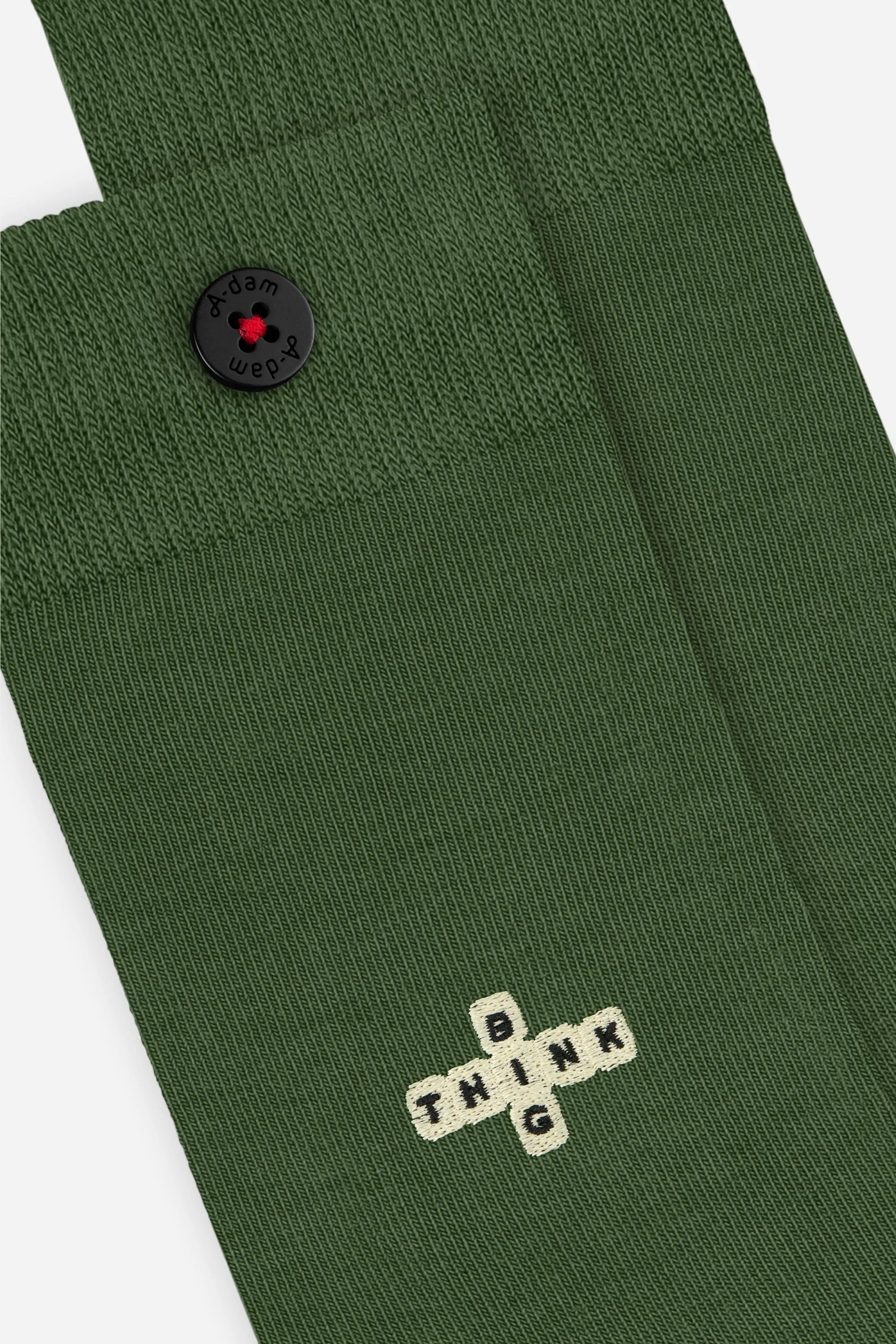 A-dam - Socks Green Think Big - WERTE FREUNDE