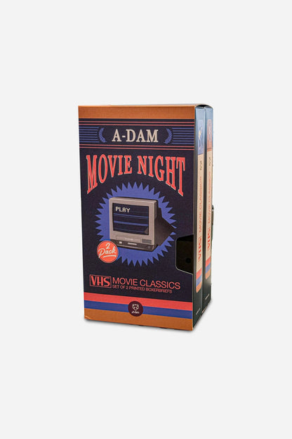 A-dam - Boxer Brief Video Tape Box Black Iris - WERTE FREUNDE