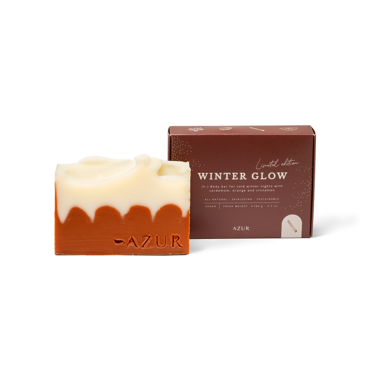 AZUR - WINTER GLOW Weihnachtsseife Körper 100g