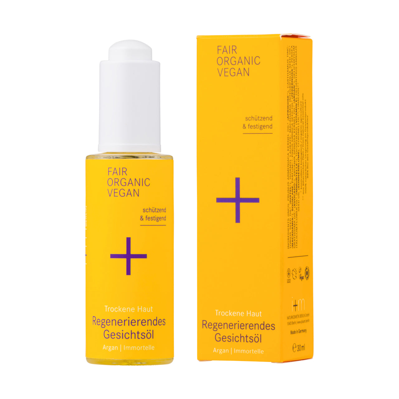 i+m - Regenerierendes Gesichtsöl Argan & Immortelle 30ml - WERTE FREUNDE