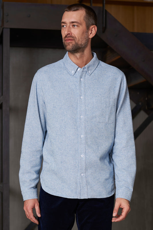 About Companions - KEN shirt mid blue - WERTE FREUNDE